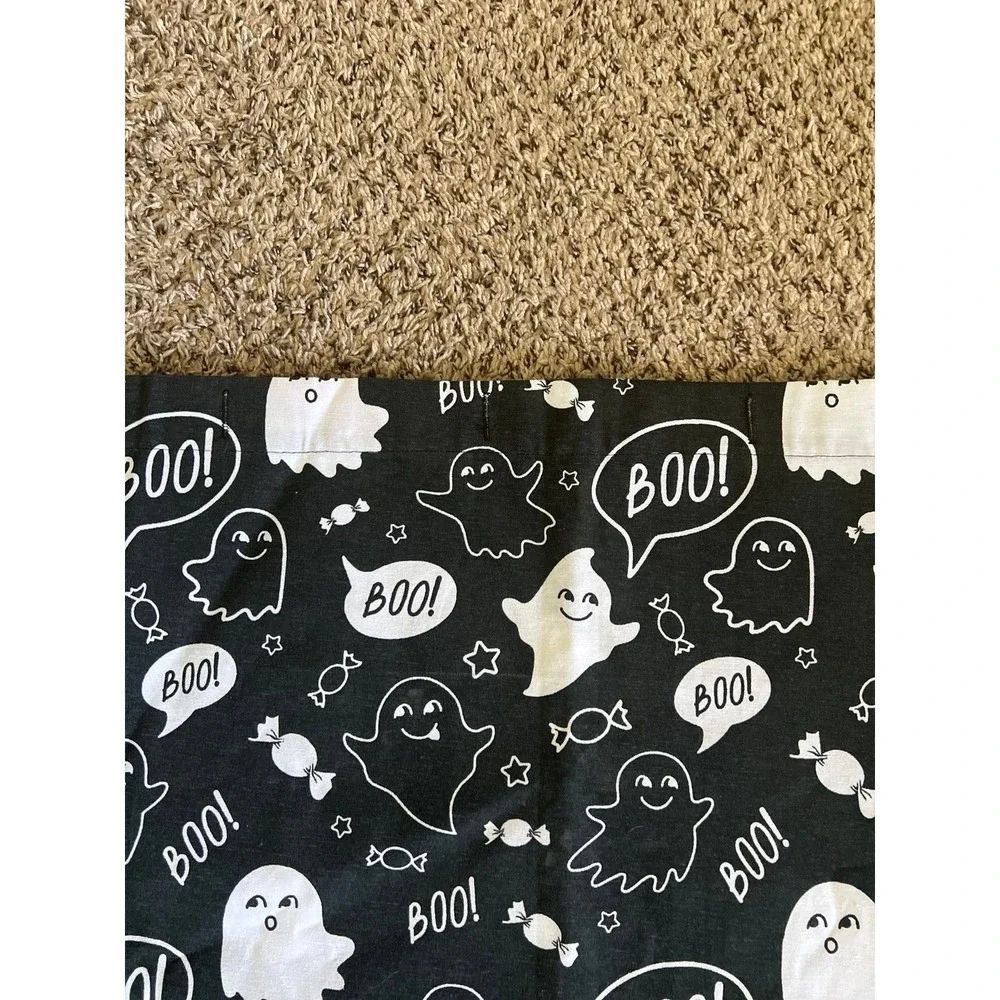Black‎ Ghost and Boo shower curtain 72x72
